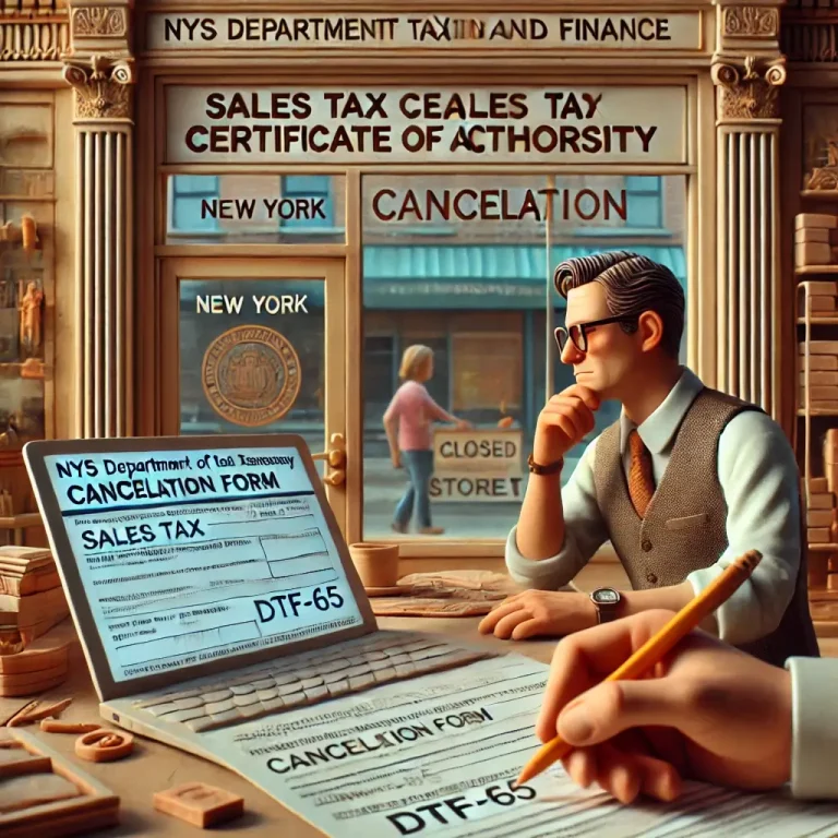 How to Properly Surrender Your New York Sales Tax Certificate of Authority 5 surrender sales tax certificate