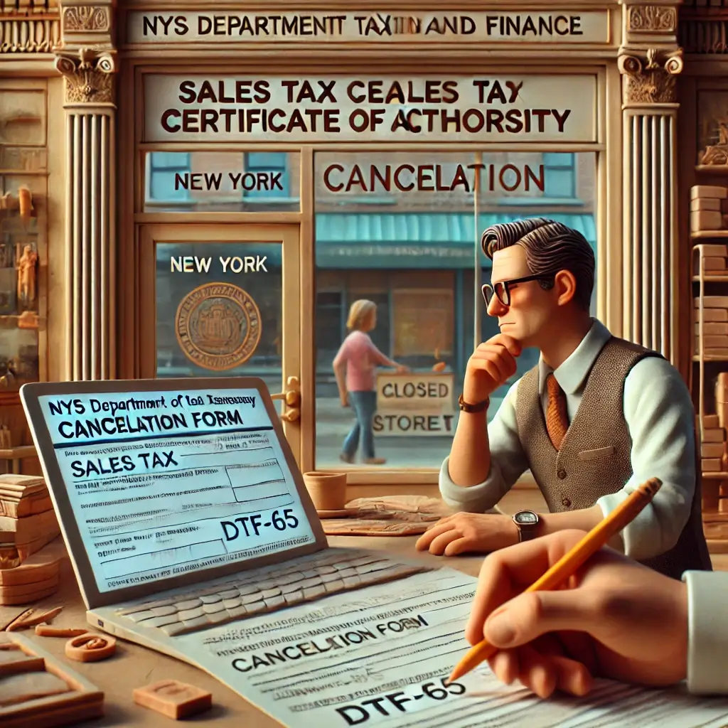 How to Properly Surrender Your New York Sales Tax Certificate of Authority 1 surrender sales tax certificate
